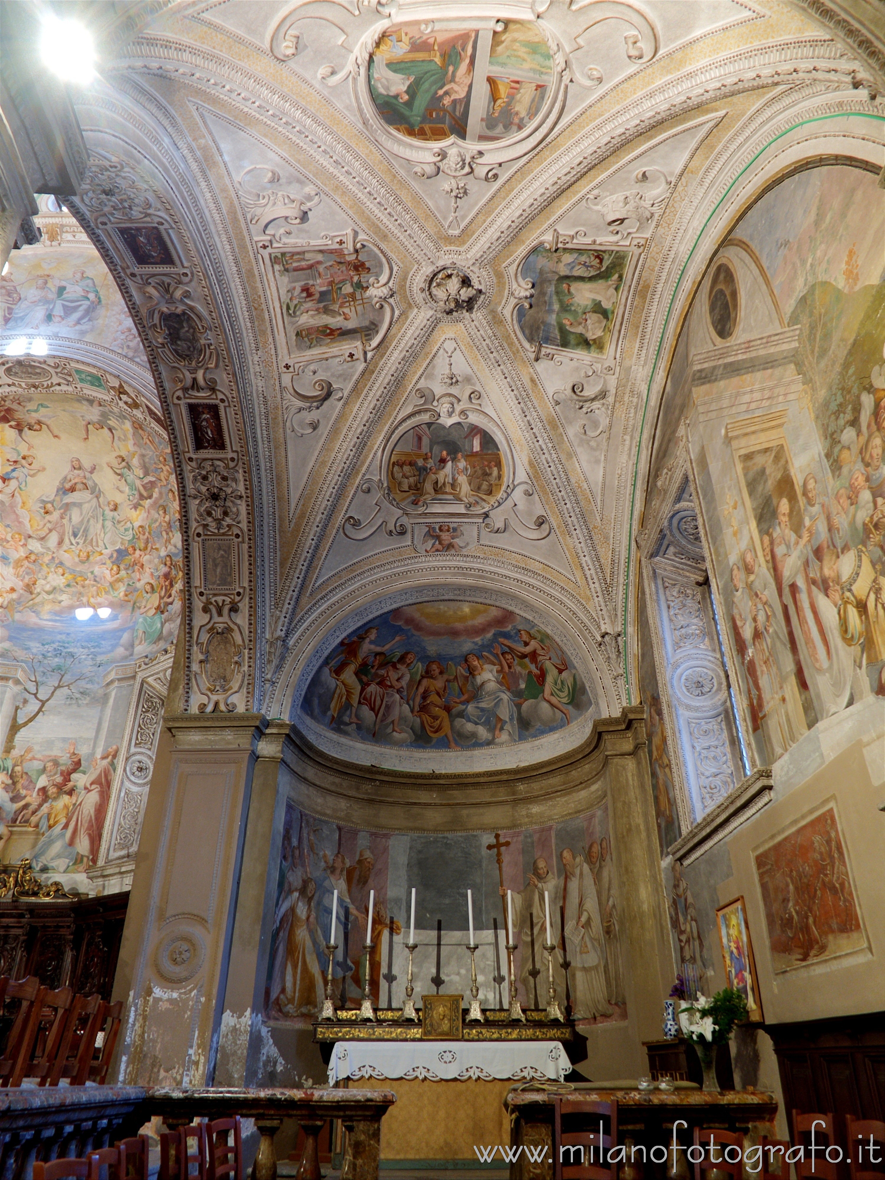 Verbania (Verbano-Cusio-Ossola, Italy) - Right apse of the Church of the Madonna di Campagna